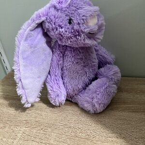Purple Bunny Plush Soft Lavender Rabbit Stuffed Animal Floppy Ear Cute Toy